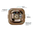 Enë Qelqi VacSy - 2.3 Litër