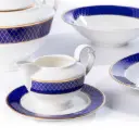 Cobalt Royal Porcelain Dinner Set 24 Pjesë 