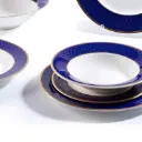 Cobalt Royal Porcelain Dinner Set 18 Pjata